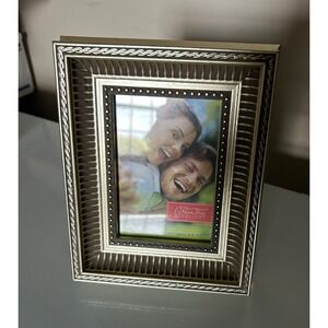 Green Tree Gallery Champagne Gold Ornate Beaded 3.5x5 Picture Frame Tabletop